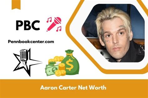 Aaron Carter was earning $400,000 a year